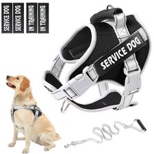 Service Dog Vest Harness, No Pull in Trainning Dog Harnesses with Handle 5f...