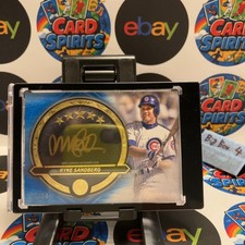 2021 Topps Five Star Ryne Sandber 01/20 Chicago Cubs Golden Graphs Team Color