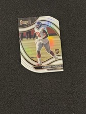 2020 Select White Die Cut Field Level Andrew Thomas New York Giants RC #387