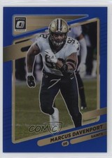 2021 Panini Donruss Optic Blue Prizm 34/179 Marcus Davenport #167 y0i