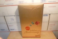 Vintage 1995 Barbie Limited Edition Golden 50th Anniversary Blonde Doll-New 