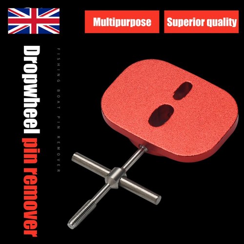 Reel Bearing Pin Remover Baitcasting Spool Wheel Pin Puller Fishing Tool (Red)