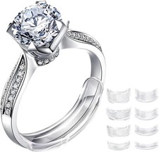 Ring Sizers for Loose Rings, 8 Pack 8 Sizes, Ring Size Adjuster, Invisible Ring