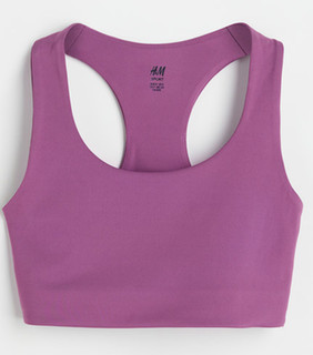 Sujetador deportivo 830114/K54 H&M soporte medio en DryMove talla S nuevo