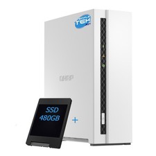 QNAP TS-133 Home NAS 2GB RAM 1-Bay Single Slot 3.5" 480GB SSD LAN IP