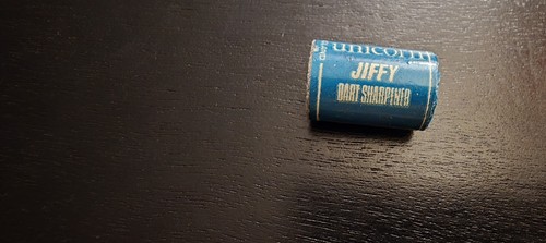 vintage Unicorn Jiffy Dart vintage Sharpener Tool, Blue, Made in England