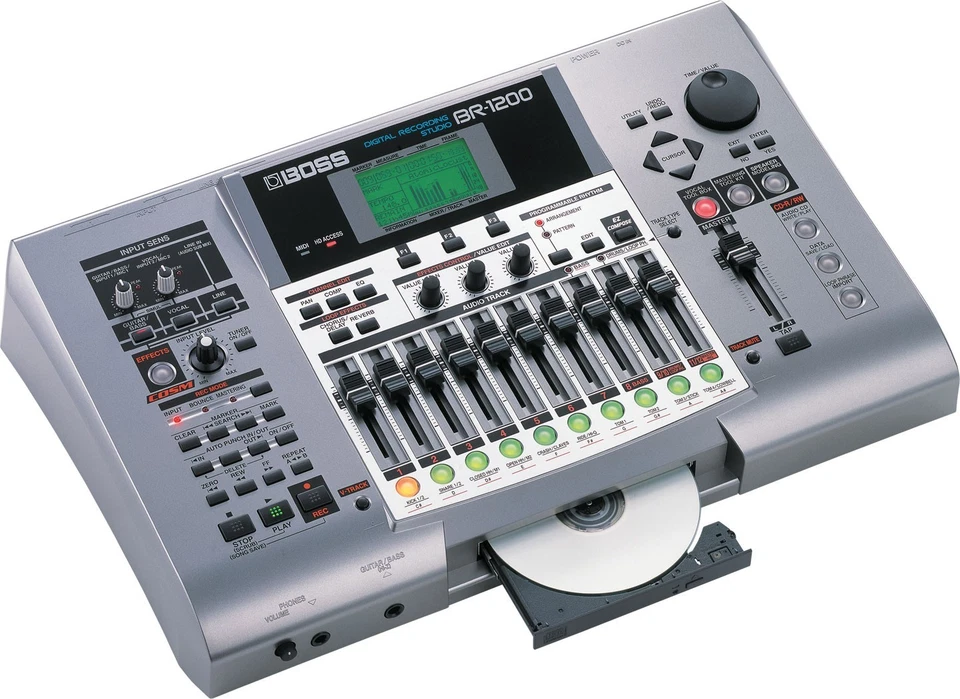 BOSS BR-1200 CD 12 TRACK DIGITAL RECORDER RECORDING STUDIO CD 800 900 1600 - Image 3 of 3