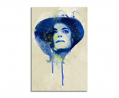 60x90cm Michael Jackson IV Aqua Wandbild Aquarell Art