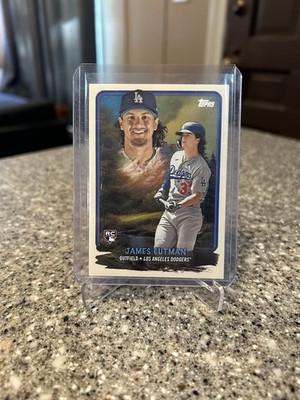 2023 Topps X Bob Ross The Joy of Baseball Budding Talents James Outman Rookie RC