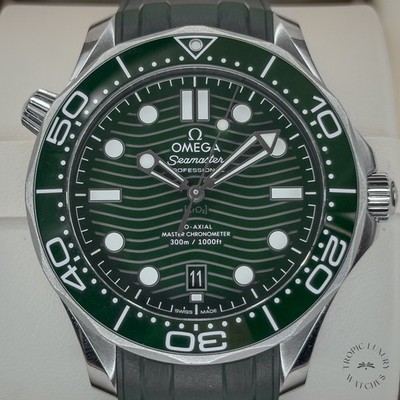 Omega Seamaster Diver 300M Green Seaweed 210.32.42.20.10.001 FULL SET 2023
