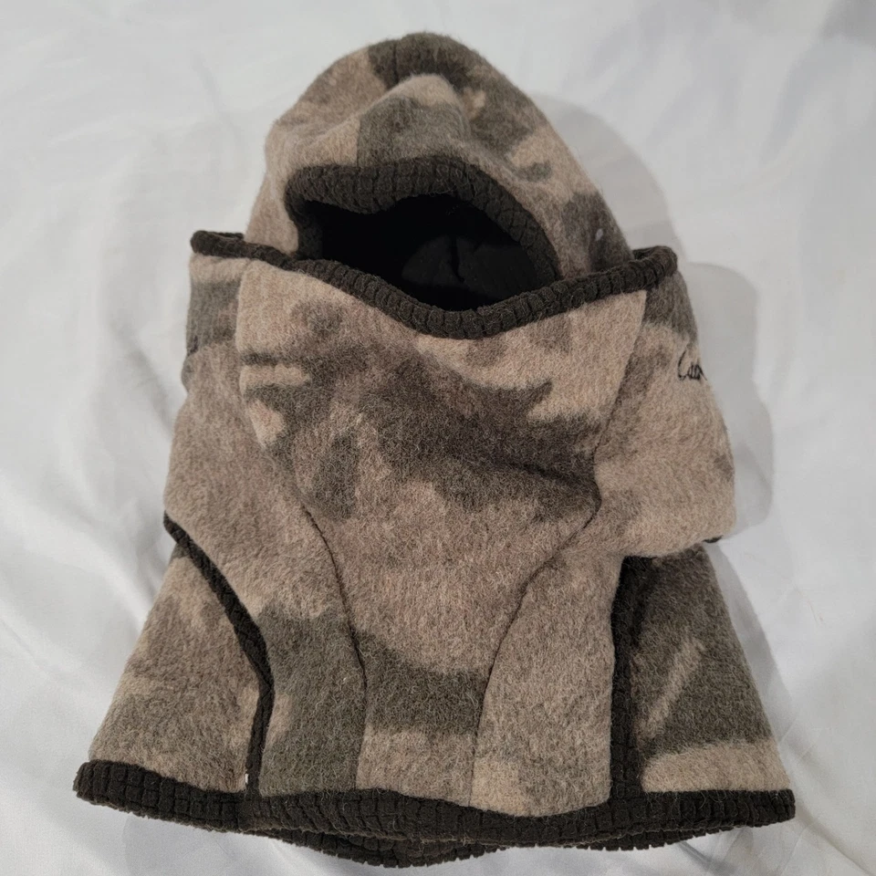 Cabelas Berber Extreme Ninja Hood Fleece Balaclava Camo Winter Hunting - Image 3 of 4