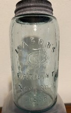 Mason s CFJ Co. Patent Nov 30th 1858 Quart Fr...