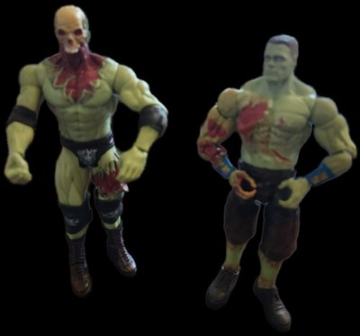 WWE Zombies 2 Action Figures John Cena & ''The Game'' Triple H