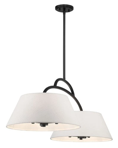 Minka Lavery 5398 Headington 6 Light 48"W Chandelier - Coal - Picture 6 of 8