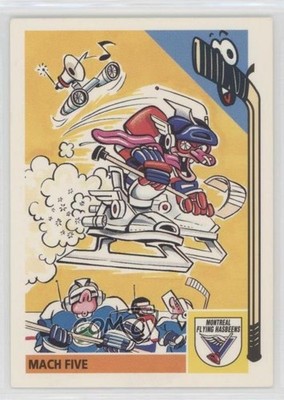1992 Panini French Les Fous Du Hockey Freaks Mach Five #40 0sf1