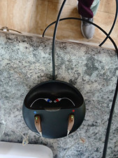 Oticon Black Hearing Aid Charger Base w/ ConnectClip, Adapter, Domes & Extras