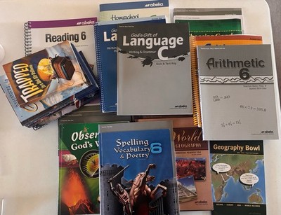 Abeka Grade 6 Homeschool Curriculum Lot