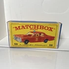 Matchbox Series Lesney #59 Fire Chief Car - Original Box Only