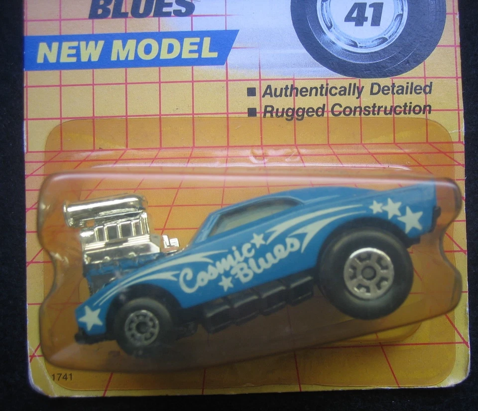 Matchbox Superfast Nr.: 26D - Cosmic Blues - China 1987 - MB 41 - Longcard - Bild 2 von 3