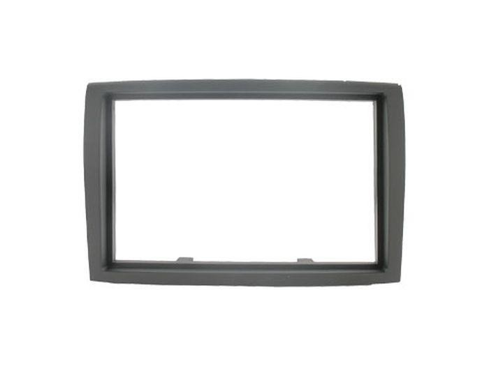 Façade autoradio 2DIN pour Citroën Jumper noir kit d'installation complet