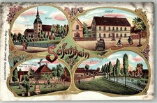 13653136 - 7101 Seifertshain Schule Gasthaus Kirche Pfarrhaus Leipziger Land