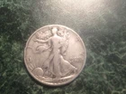 1940 Walking Liberty Half Dollar (silver/purple)