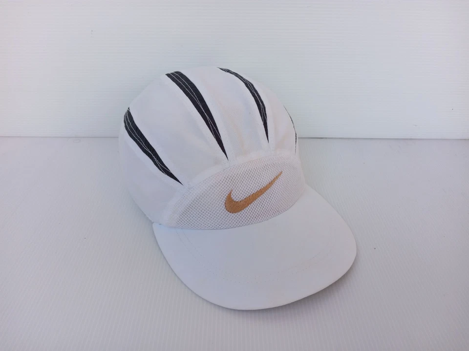 NIKE 6 панели попутный ветер DRI-FIT крышка шляпа 2 цвета белый черный вкладка коричневый свуш сетки - Изображение 3 из 4