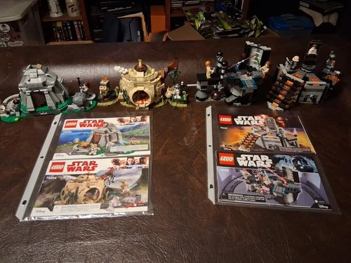 4LEGO Star WarsAhch-To Island Training+Yoda Hut+Duel on Naboo+Carbon Freeezing C