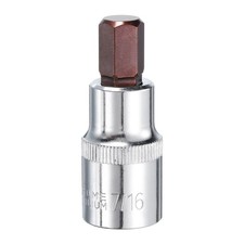 7/16" Hex Bit Socket 1/2" Drive Extension Bit Ratchet Wrench Accessories