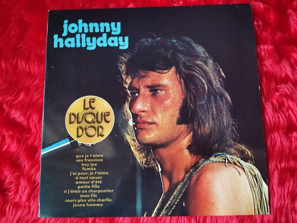 Rare,  pressage  SUISSE  : 33 t. "Disque d'Or" original de Johnny Hallyday 1973 - Photo 2/4
