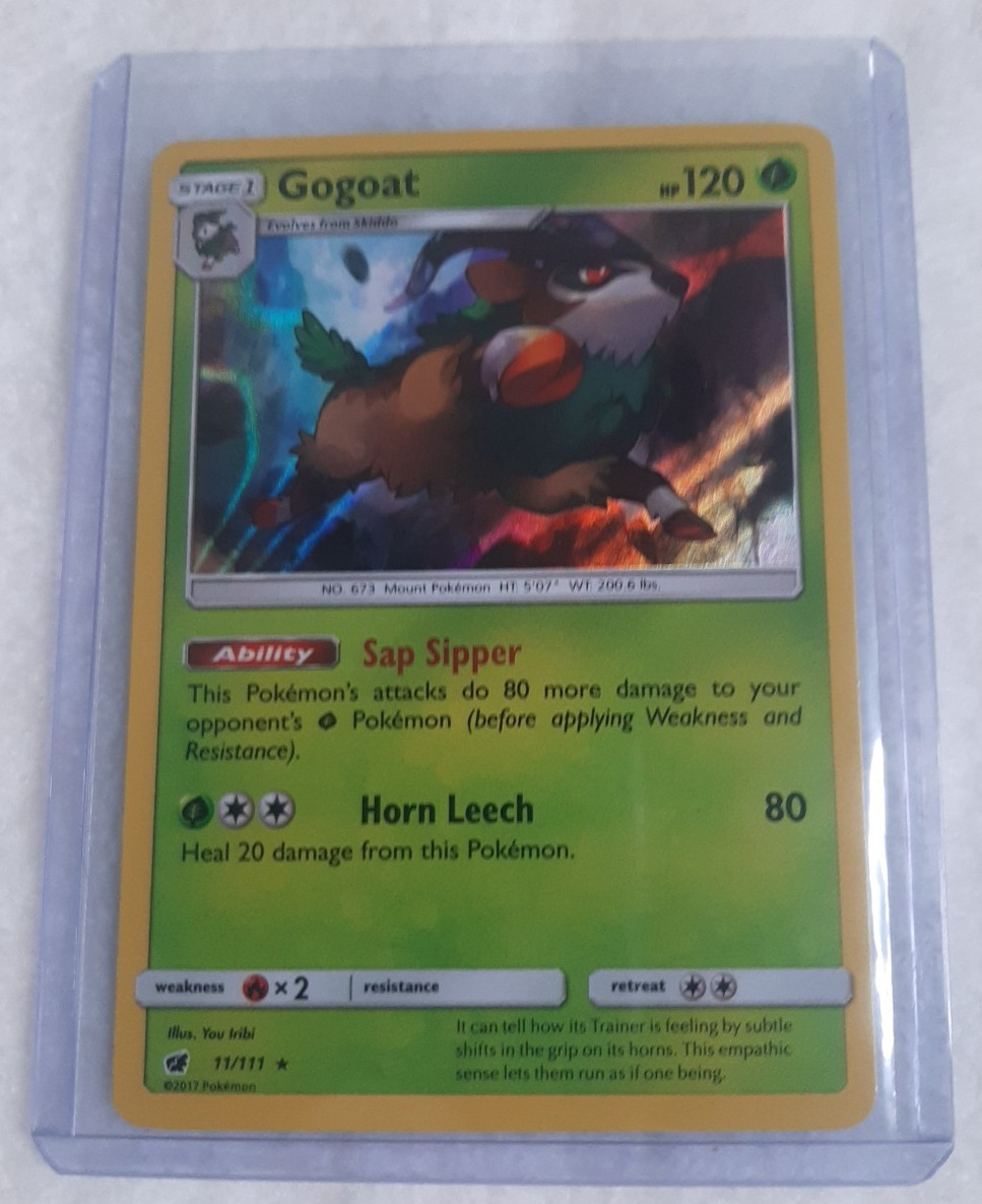 Pokemon Card Crimson Invasion Gogoat 11/111 Holo  TCG