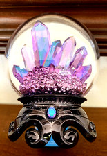 Bath Body Works PURPLE CRYSTAL BALL Light Up 24/7 Wallflower Plug In