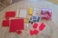 Vintage Halsam ELGO AMERICAN PLASTIC BRICKS Yellow Blue Black Window Replacement