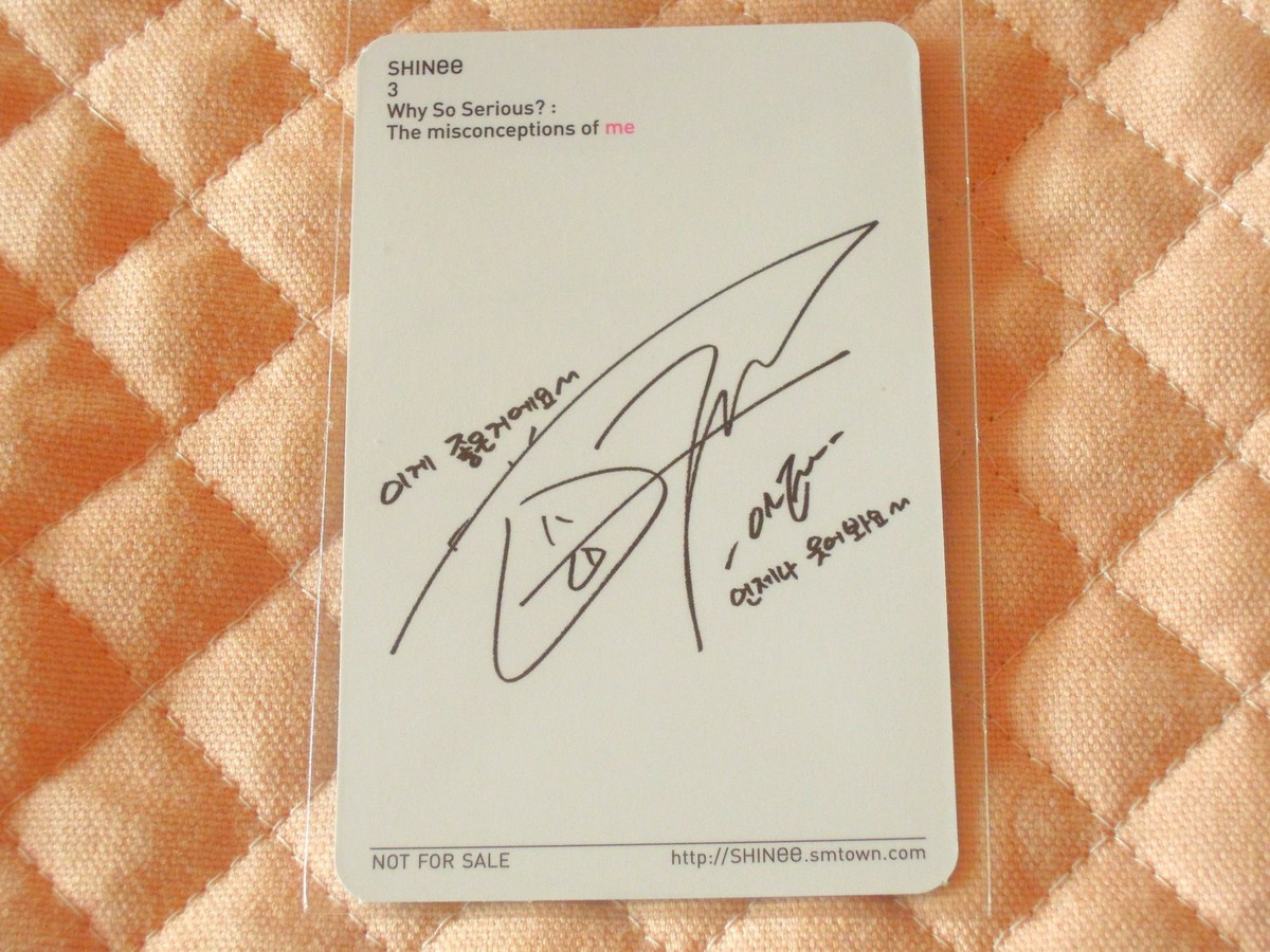ver. Onew) SHINee 3rd Album Chapter 2. Why So Serious? WSS K