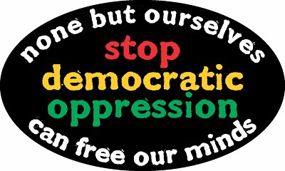TRUMP 2020 STICKER Blacks for Trump Anti Democrat FREE MINDS DECAL WINDOW BUMPER