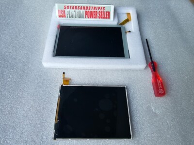 Top Upper  + Bottom LCD Screen Display 2015 Nintendo NEW 3DSXL NEW3DSXL REDSV