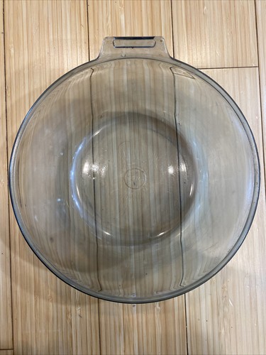 Vintage FLAMEWARE PYREX Blue Tint 7" SKILLET #817-B & #833-B Glass Cookware - Picture 4 of 5