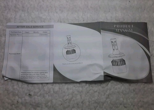 Autofather S8 LED Headlight kit (2 bulbs per box) - Picture 9 of 9