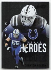 2021 Panini Absolute #UH2 Quenton Nelson Unsung Heroes