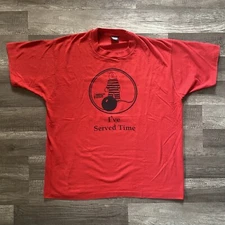 Vintage American Cancer Society “I’ve Served Time” Screen Stars Best Size XL