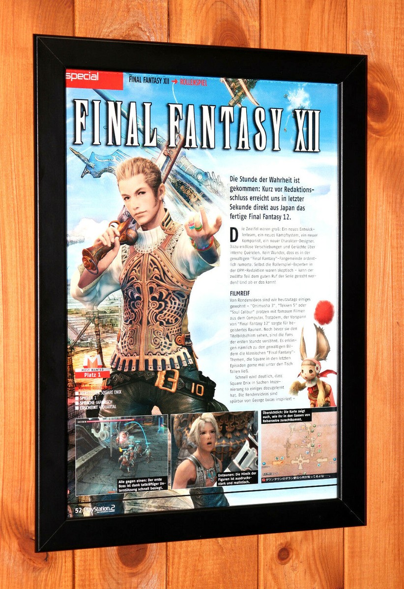 PLV Standee Final Fantasy FF type-0 PS4 xbox one sony cube square promo ad rare