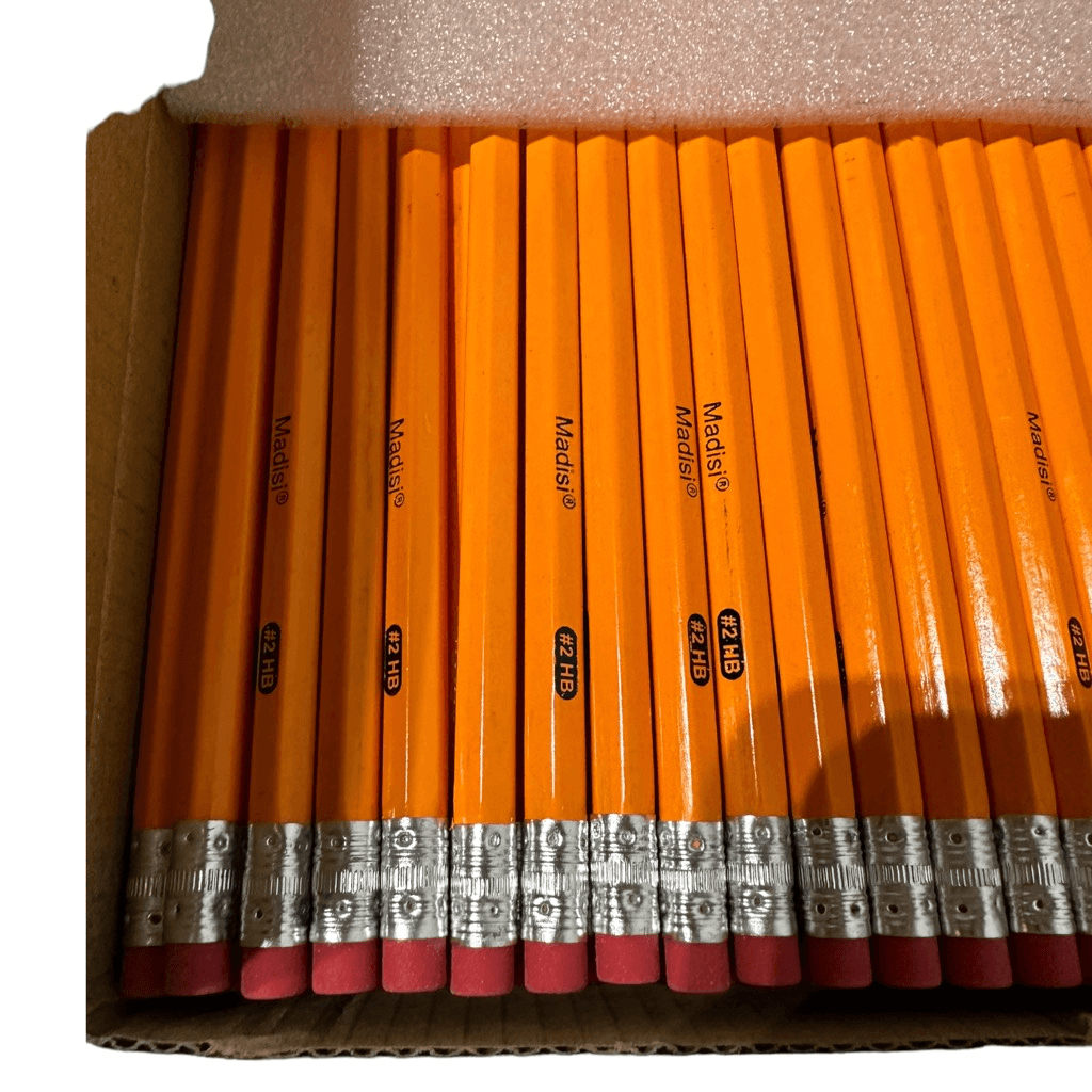 WoodCased 2 HB Pencils, Yellow, Presharpened, Bulk Pack, 300 pencils