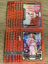 RUBY RED WAVE PRIZM 2024 Panini PRIZM WWE Base Cards Vet RC You Pick/Choose READ