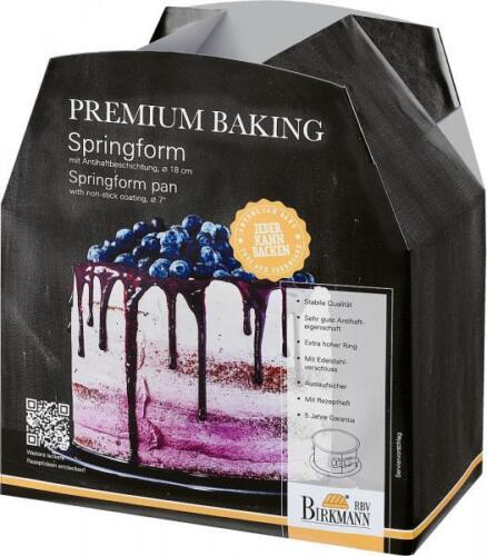 Springform Premium Baking hoher Rand Birkmann Backform Kuchenform Backen - Bild 4 von 4