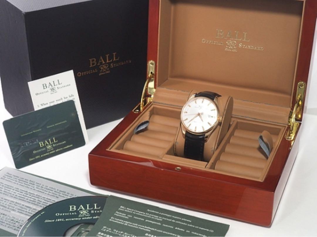 Ball Watch Trainmaster One Hundred Twenty K18GOLD NM2888D-PG-LJ  