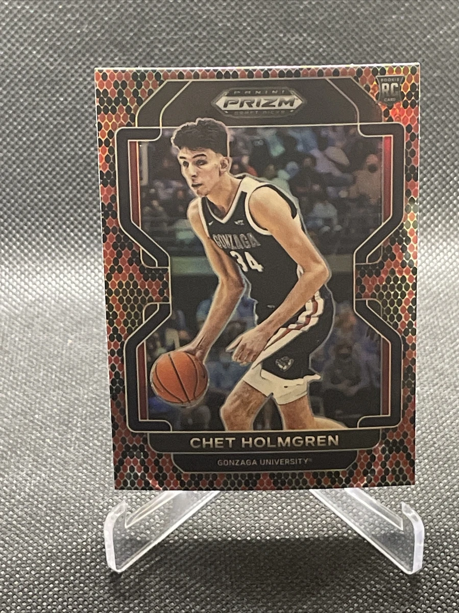 Chet Holmgren 2022-23 Prizm Draft Snakeskin Prizm SSP Rookie Variation #51