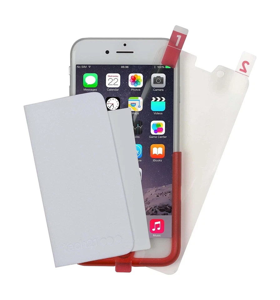 Tech21 Premium Film Screen Protector Cover Saver for iPhone 6+ 6S+ 7+ 8+ Plus - Image 3 of 4