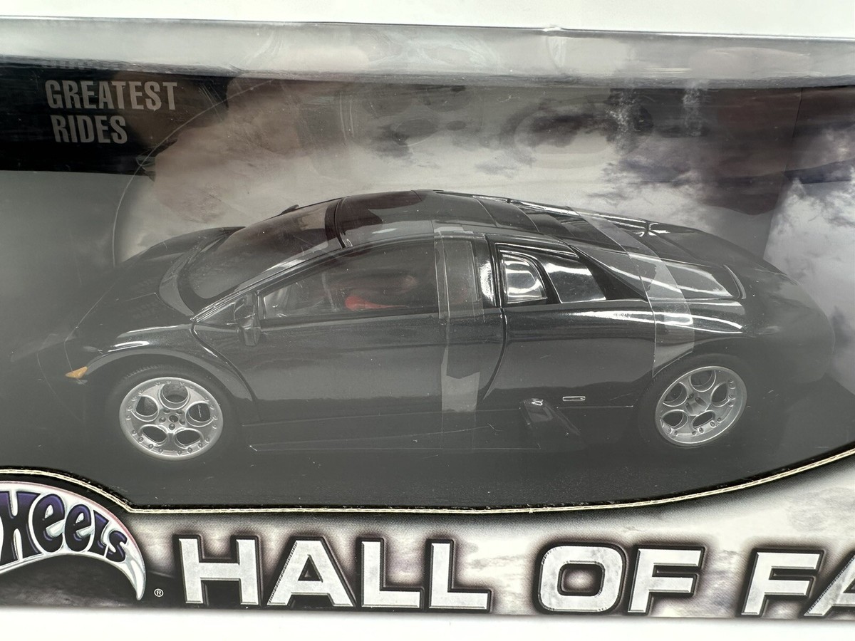 Hot Wheels Hall Of Fame Lamborghini Murcielago 1:18 Black HTF | eBay