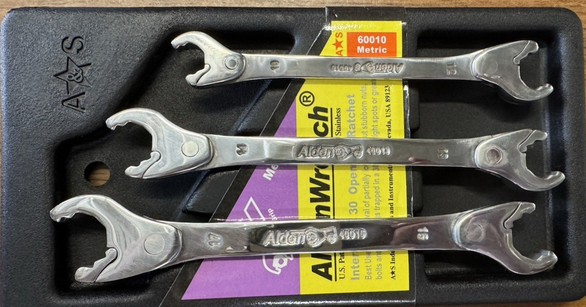 ALDEN ステンレス ダブルヘッド　AldenWrench　アルデンレンチ ALDEN ステンレス ダブルヘッド AldenWrench アルデンレンチ