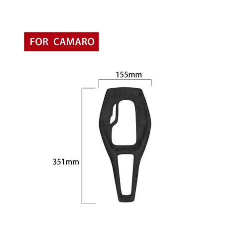 Black Center Console Gear Shift Panel Cover Trim For Chevrolet Camaro 16-20 - Bild 3 von 7